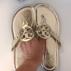 Tory Burch Miller Sandals Gold *not authentic!*